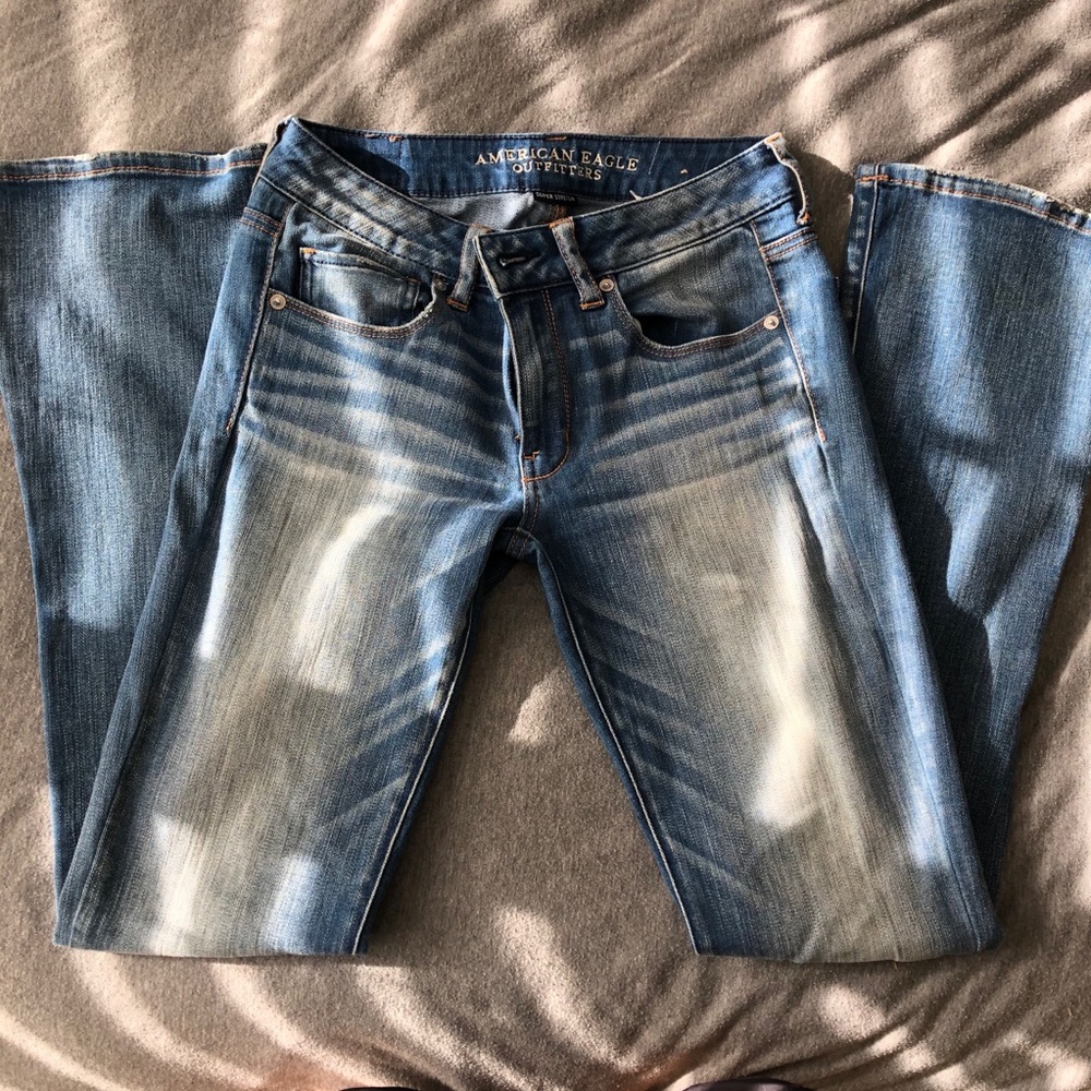 American Eagle Skinny Kick Flare Jeans